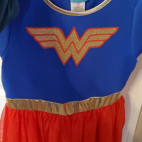 Girl's Wonder Woman Dress size XL (16) - Picture 5 of 5
